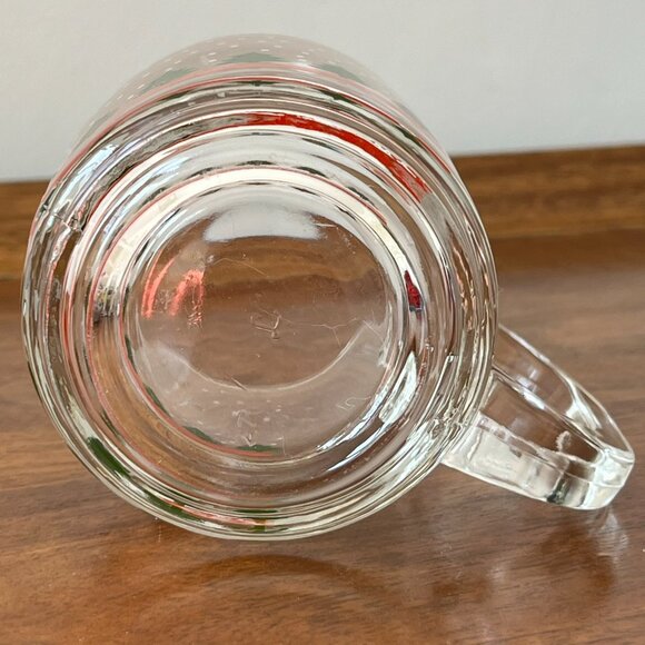 Vintage '80s Libbey "Winterland" Christmas Tree + Snowflake Glass Mug Coffee Cup - Picture 7 of 7